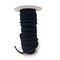 1/4 Inch Round Polyester Drawstring Cord Black White By the Yard